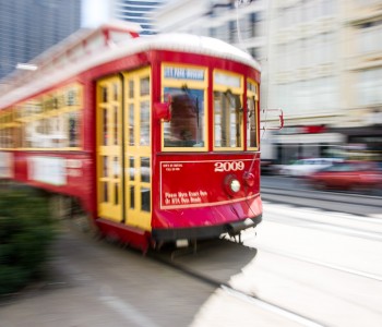 Tram in New Orleans