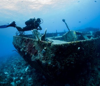 Shipwreck at the Bay of Pigs
