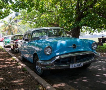 Old Cars in the Streets of Havana
