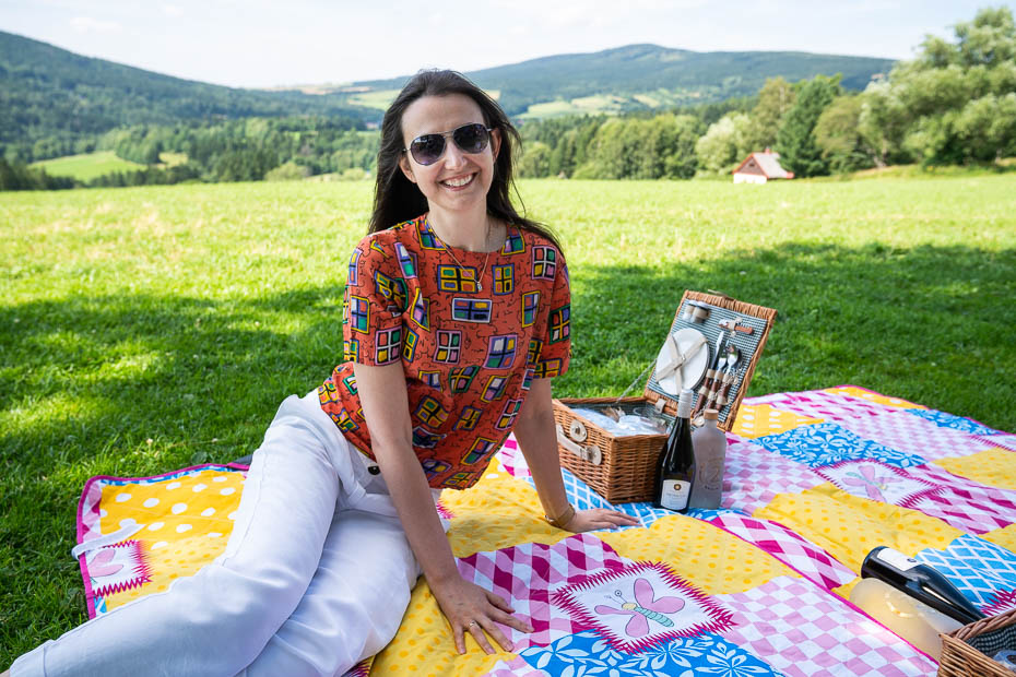 picnic at Orlické Mountains
