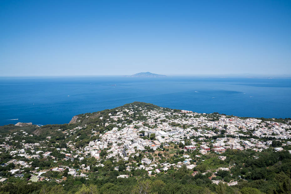 views from the Monte Solaro in Capri