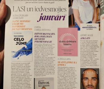 Book recommended in “Jauns OK” magazine