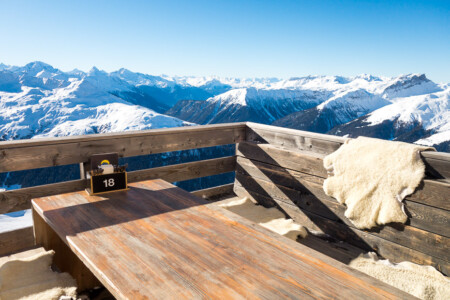 Lunch at the mountain peak