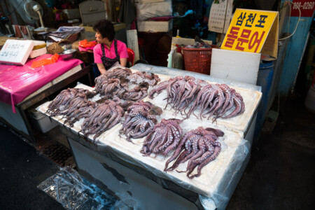 market delicacies korea