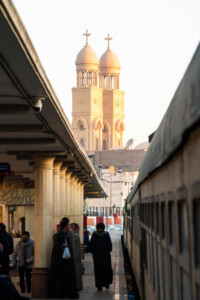 Luxor railway station by train