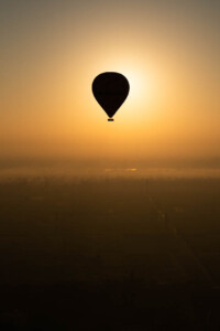 Booking hot air balloon in Egypt