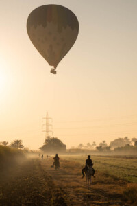 Hot air balloon in Luxor