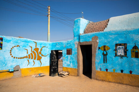 Visiting Nubian village in Aswan
