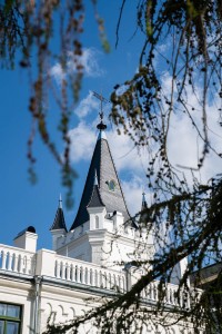 renovated castle in latvia