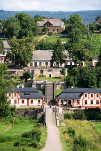 views to former spa Hospital Kuks