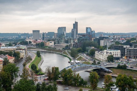 View from Gediminas tower in Vilnius