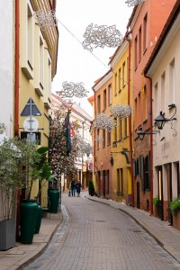 Glass quarter in Vilnius