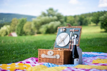 Deštne Orlické Mountains picnick