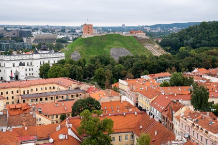 Gediminas tower Vilnius Old town