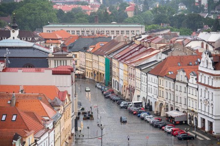 Hradec kralove from above