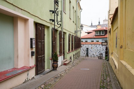 Literatu gatve in Vilnius