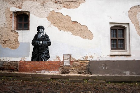 Glass quarter in Vilnius