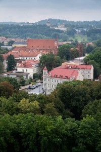 view from Gediminas tower Lithuania Vilnius